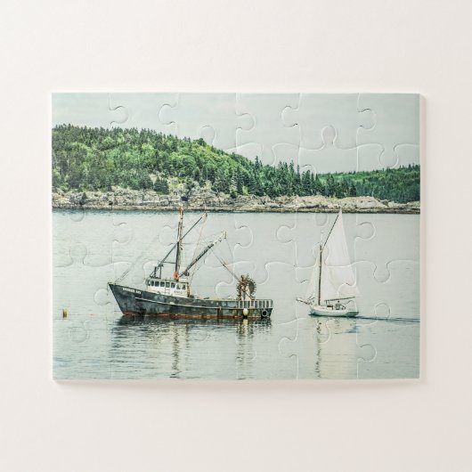 Bar Harbour Maine Boats oversize Legpuzzel (Horizontaal)