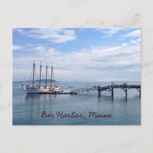 Bar Harbour, Maine Briefkaart (Voorkant)