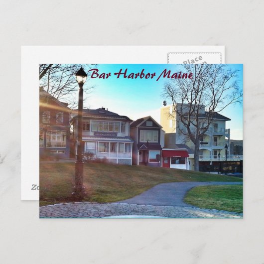 Bar Harbour Maine Briefkaart (Voorkant / Achterkant)