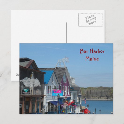 Bar Harbour, Maine Briefkaart (Voorkant / Achterkant)
