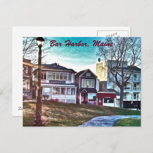 Bar Harbour, Maine Briefkaart (Voorkant / Achterkant)
