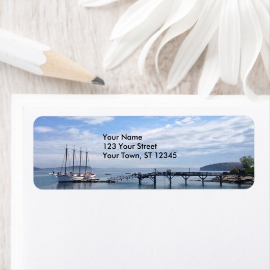 Bar Harbour, Maine Etiket (Insitu)