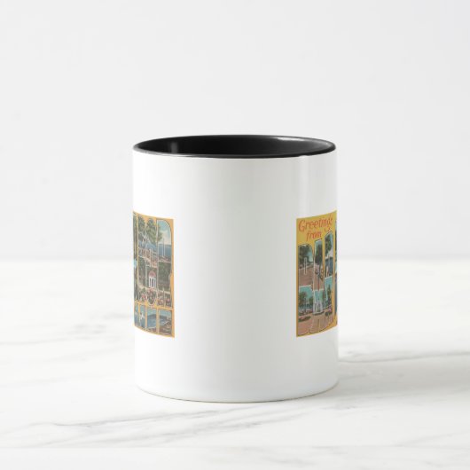 Bar Harbour, Maine - Grote Letter-scènes Mok (Midden)