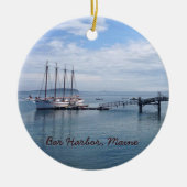 Bar Harbour, Maine Keramisch Ornament (Voorkant)