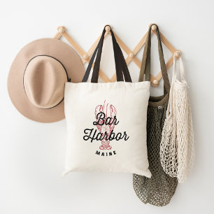 Bar Harbour Maine  Logo Tote Bag
