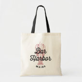 Bar Harbour Maine Logo Tote Bag (Voorkant)