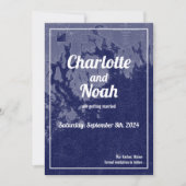 Bar Harbour Maine  Map opslaan Datum huwelijk Kaart (Voorkant)