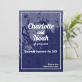 Bar Harbour Maine  Map opslaan Datum huwelijk Kaart (Staand voorkant)