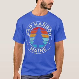 Bar Harbour Maine ME  Retro 70's T-shirt