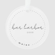 Bar Harbour Maine ME Travel United States Simple