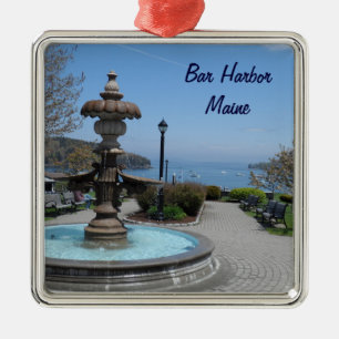 Bar Harbour, Maine Metalen Ornament