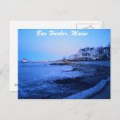 Bar Harbour, Maine Post Card Briefkaart (Voorkant / Achterkant)