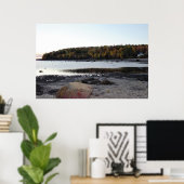 Bar Harbour Maine Waterscape Poster (Thuiskantoor)