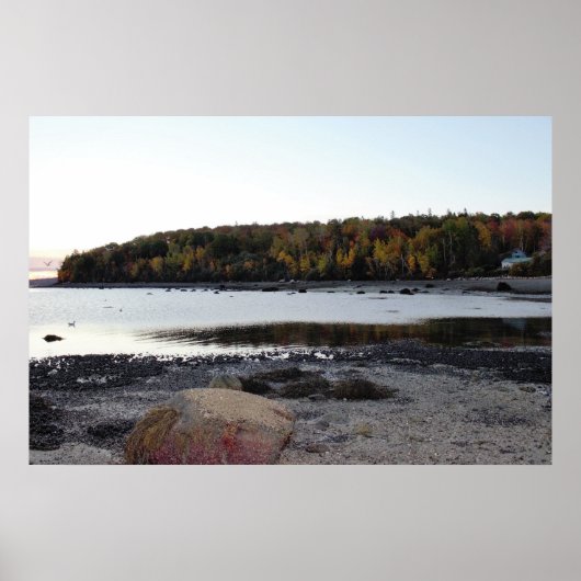 Bar Harbour Maine Waterscape Poster (Voorkant)