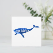 Bar Harbour Maine Whale (Staand voorkant)