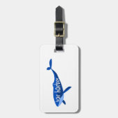 Bar Harbour Maine Whale Bagagelabel (Voorkant verticaal)