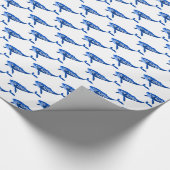 Bar Harbour Maine Whale Cadeaupapier (Hoek)