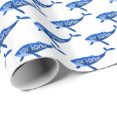 Bar Harbour Maine Whale Cadeaupapier (Rol Hoek)