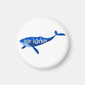 Bar Harbour Maine Whale Magneet (Voorkant)