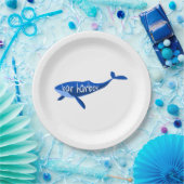 Bar Harbour Maine Whale Papieren Bordje (Feest)