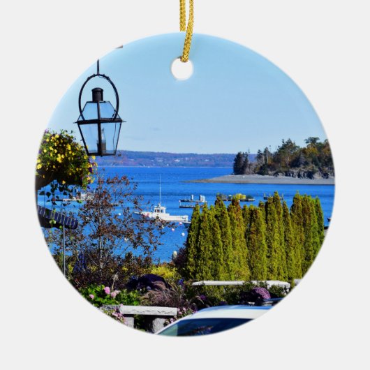 Bar Harbour met Ornament Coördinaten (Voorkant)