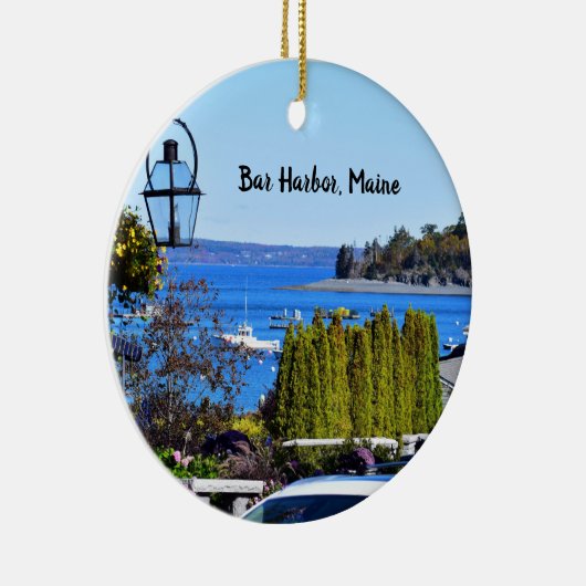 Bar Harbour Round Ornament (Rechts)