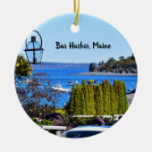 Bar Harbour Round Ornament (Voorkant)