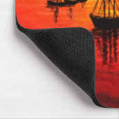 Bar Harbour Sunset Waterverf Muismat (Hoek)