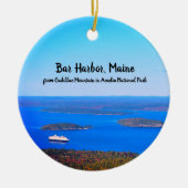 Bar Harbour uit Cadillac Round Ornament (Voorkant)