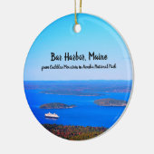 Bar Harbour uit Cadillac Round Ornament (Links)