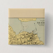 Bar Harbour Vierkante Button 5,1 Cm (Voorkant)