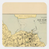 Bar Harbour Vierkante Sticker (Voorkant)