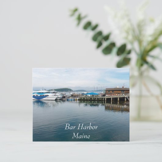 Bar Harbour-water Briefkaart (Staand voorkant)