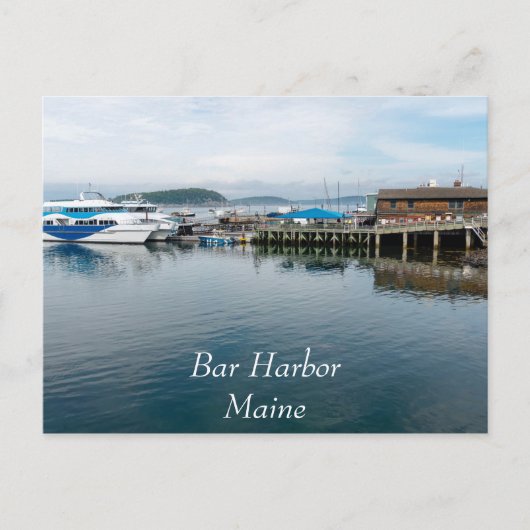 Bar Harbour-water Briefkaart (Voorkant)