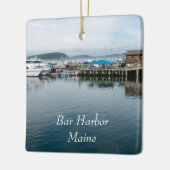 Bar Harbour-water Keramisch Ornament (Links)