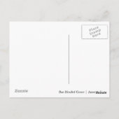 Bar-Headed gans Briefkaart (Achterkant)