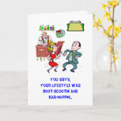 Bar-Hoppin - Jubileum Kaart (Gele Bloem)