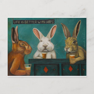 Bar Hopping Briefkaart