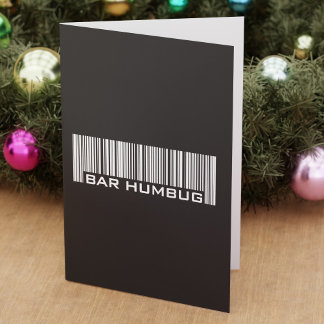 Bar Humbug - Alternatieve kerstcadeautjes Feestdagen Kaart