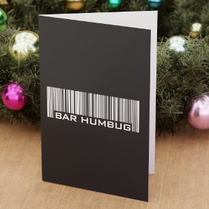 Bar Humbug - Grappige Anti-Kerst Humor Feestdagen Kaart