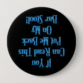 Bar Humor Knop Ronde Button 4,0 Cm (Voorkant)