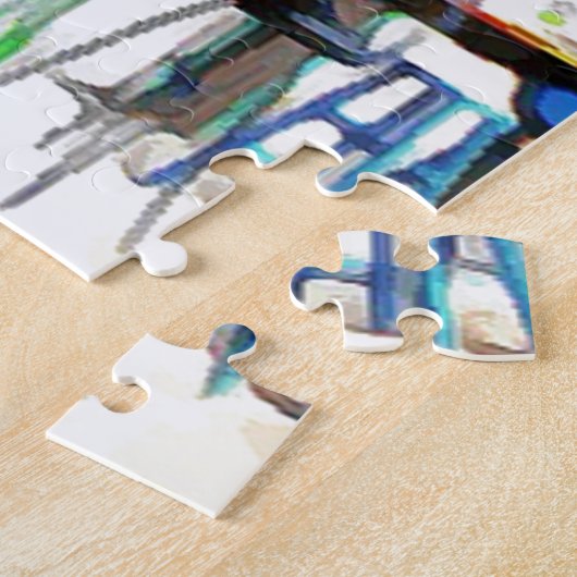 Bar in sleutelwesten legpuzzel (Zijkant)