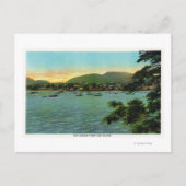 Bar Island Uitzicht van de Bar Harbour Briefkaart (Voorkant)