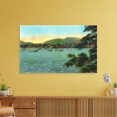 Bar Island Uitzicht van de Bar Harbour Canvas Afdruk (Insitu (Woonkamer))