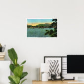 Bar Island Uitzicht van de Bar Harbour Poster (Thuiskantoor)