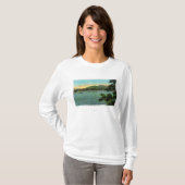 Bar Island Uitzicht van de Bar Harbour T-shirt (Voorkant volledig)