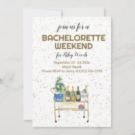 Bar Kar Bachelorette Weekend Grandmillennial Kaart