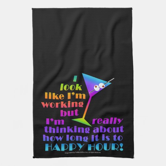 Bar, keuken, keuken, handdoeken - Hoe lang tot Hap (Verticaal)