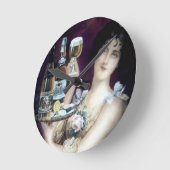 Bar Maid Vintage Poster Ronde Klok (Hoek)