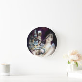 Bar Maid Vintage Poster Ronde Klok (Huis)